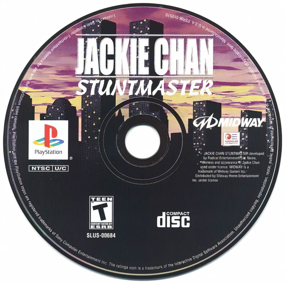 Лицензионный диск Jackie Chan Stuntmaster для PlayStation